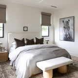 Alfie Linen Textured Bed