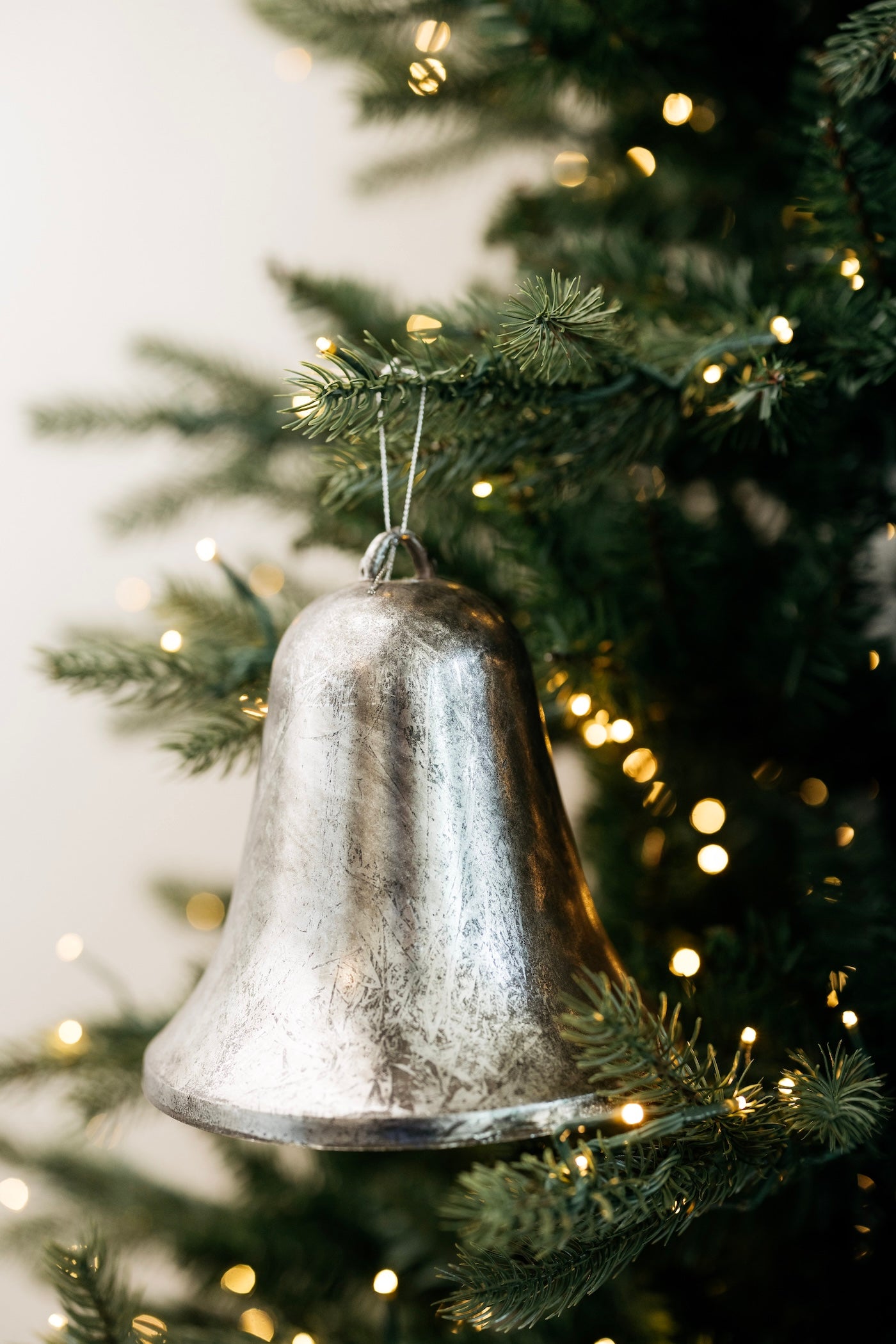 Winter Chime Bell Ornament - Silver