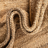 Braided Jute Rectangle Rug - Striped