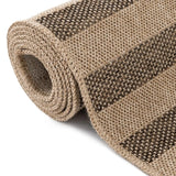 Dunes Rectangle Rug - Natural and Brown