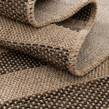 Dunes Rectangle Rug - Natural and Brown