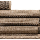 Dunes Rectangle Rug - Natural and Brown