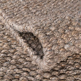 Chunky Jute Rectangle Rug - Gray