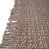 Chunky Jute Rectangle Rug - Gray