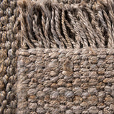 Chunky Jute Rectangle Rug - Gray