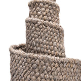 Chunky Jute Rectangle Rug - Gray