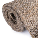 Chunky Jute Rectangle Rug - Gray