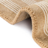 Striped Wool Runner Rug
