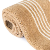 Striped Wool Runner Rug