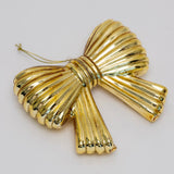 Metallic Bow Ornament - Gold