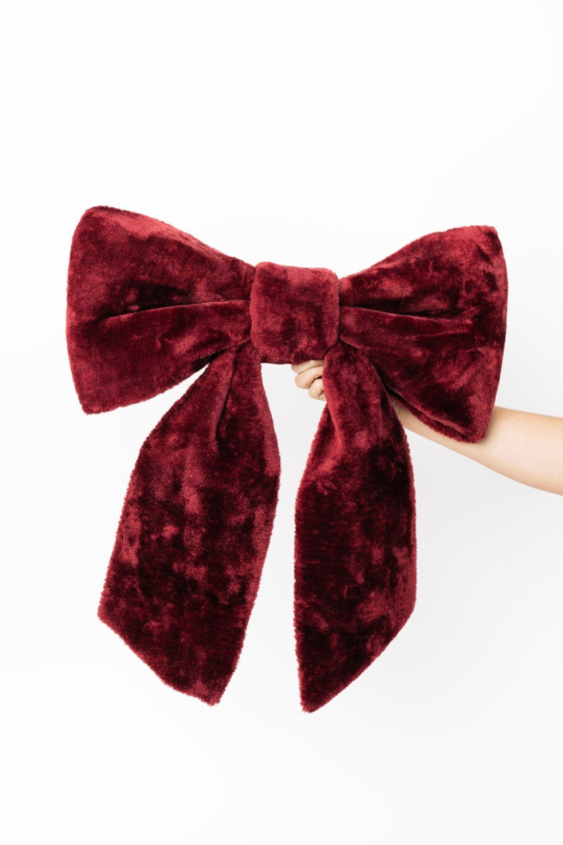 Winslet Oversized Bow - Dark Red - 2 Sizes