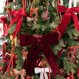 Mini Bell Wreath Ornament - Red