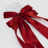 Thick Whimsy Bow - Rusty Red - Set of 3