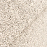 Daphne 46" Platform Bed - Plush Boucle Ivory