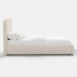 Daphne 46" Platform Bed - Plush Boucle Ivory