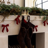 Whirl Beaded Garland - Mixed Metal - 6'