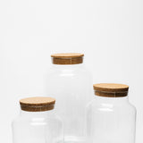 Magnus Glass Canister w/ Cork Lid - 3 Sizes