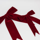 Velvet Bow - Red - 2 Sizes