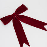 Velvet Bow - Red - 2 Sizes