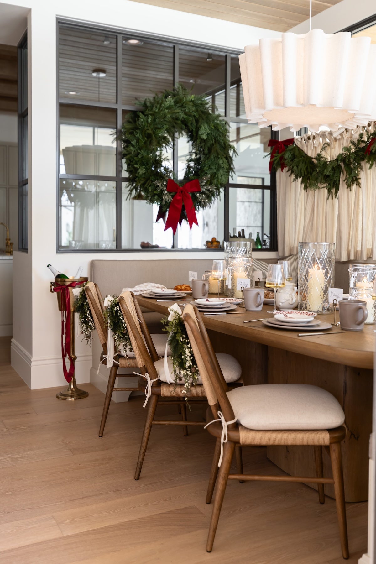 Cedar and Mixed Pine Oversized Wreath - 42