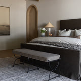 Daphne Slipcover Bed - Brussels Coffee