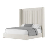 Aylet 87" Vertical Channel Shelter Bed - Performance White
