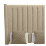 Aylet 87" Vertical Channel Shelter Bed - Performance Flax