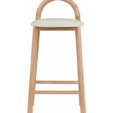 Calvin Vegan Leather Counter Stool