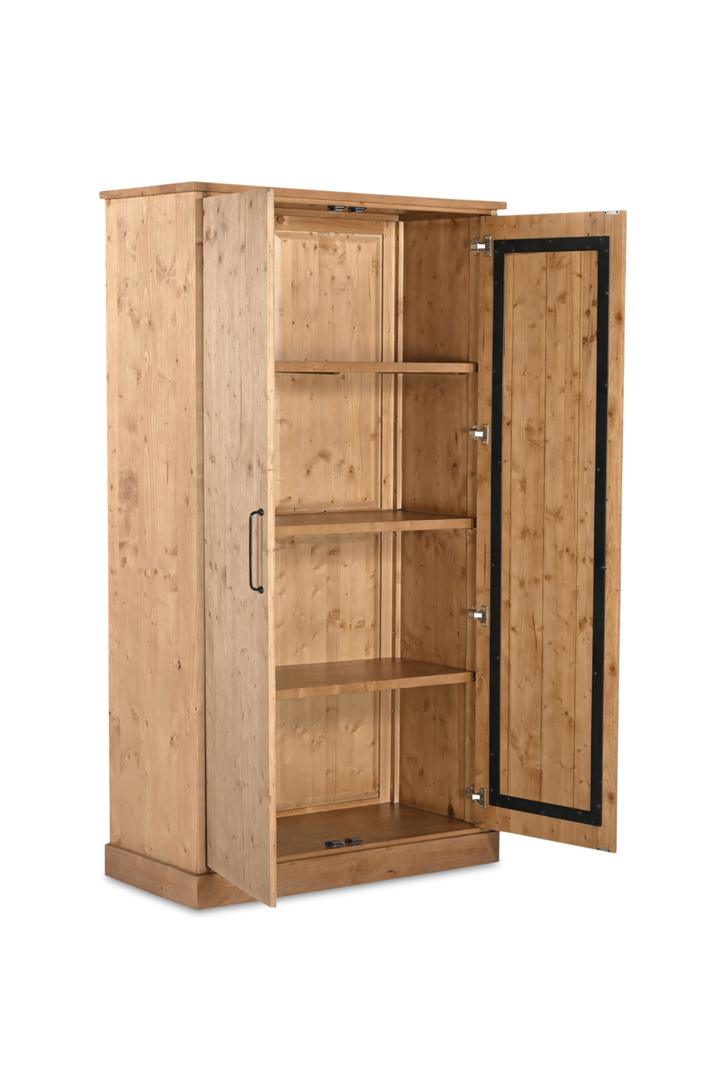 Tade Tall Cabinet - Honey Pine