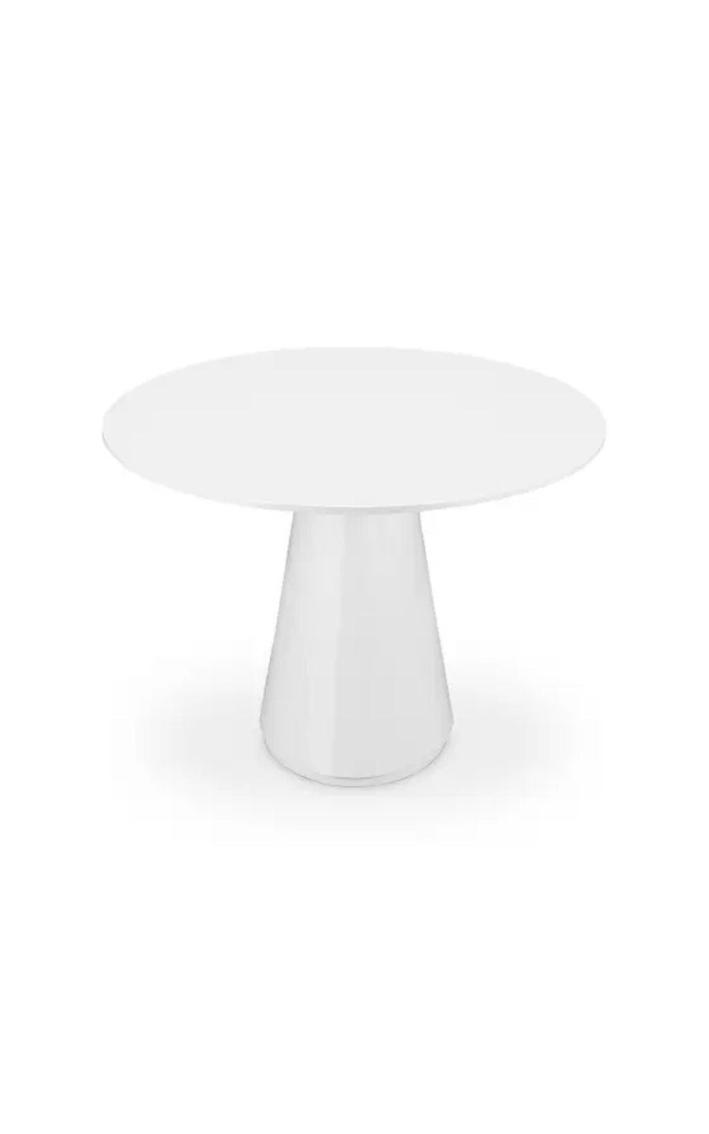 Otago Oval Dining Table - White