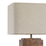 Wesley Burl Table Lamp - 2 Finishes