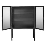 Chauncey Wide Curio Bar Cabinet