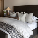 Daphne Slipcover Bed - Brussels Coffee