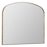 Jules Arched Scalloped Gold Mirror