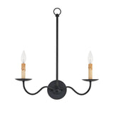 Saxon Double-Light Wall Sconce - 2 Finishes