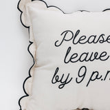 Please Leave By Nine Pillow