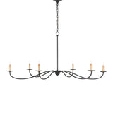 Saxon Chandelier - Black - 2 Sizes