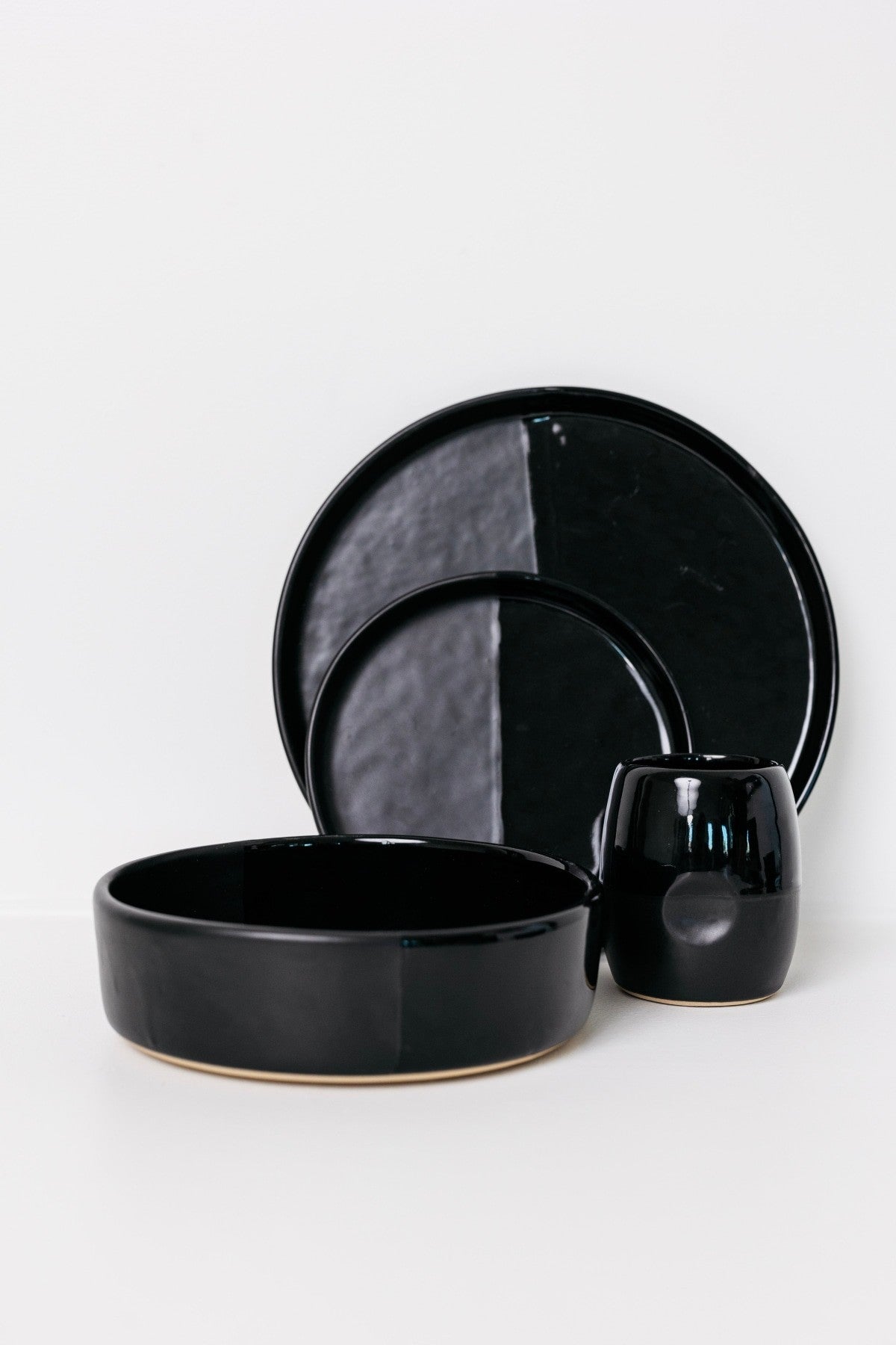 Sable Bowl - Matte Black/Glossy Black - Set of 6