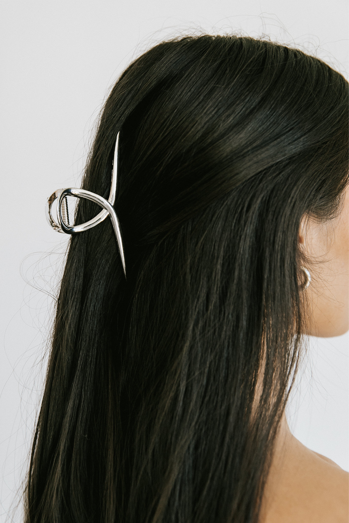 Natalie Hair Clip - Silver
