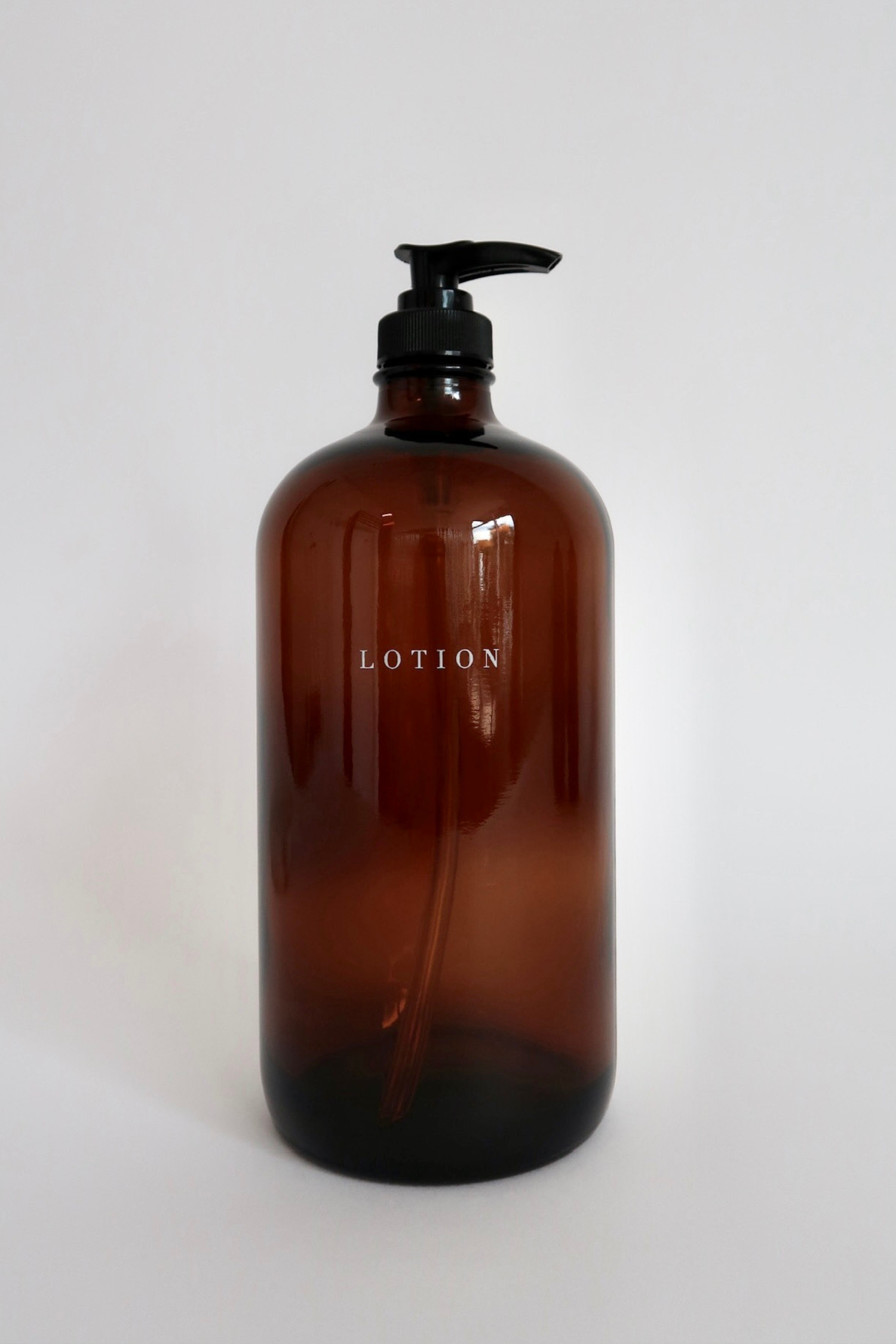 Glass Amber Liquid Pumps