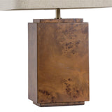 Wesley Burl Table Lamp - 2 Finishes