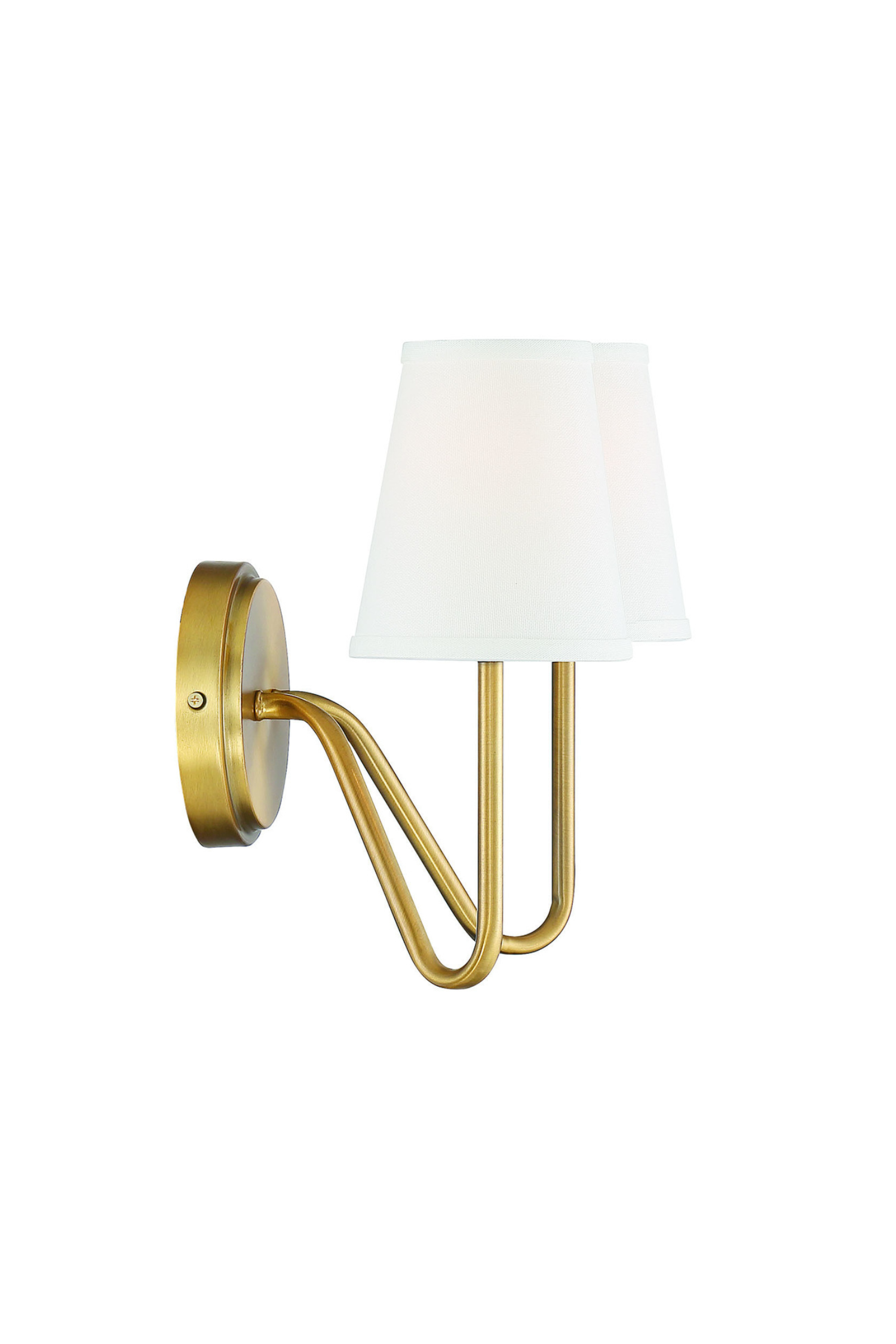 Gracy 2-Light Wall Sconce - Natural Brass