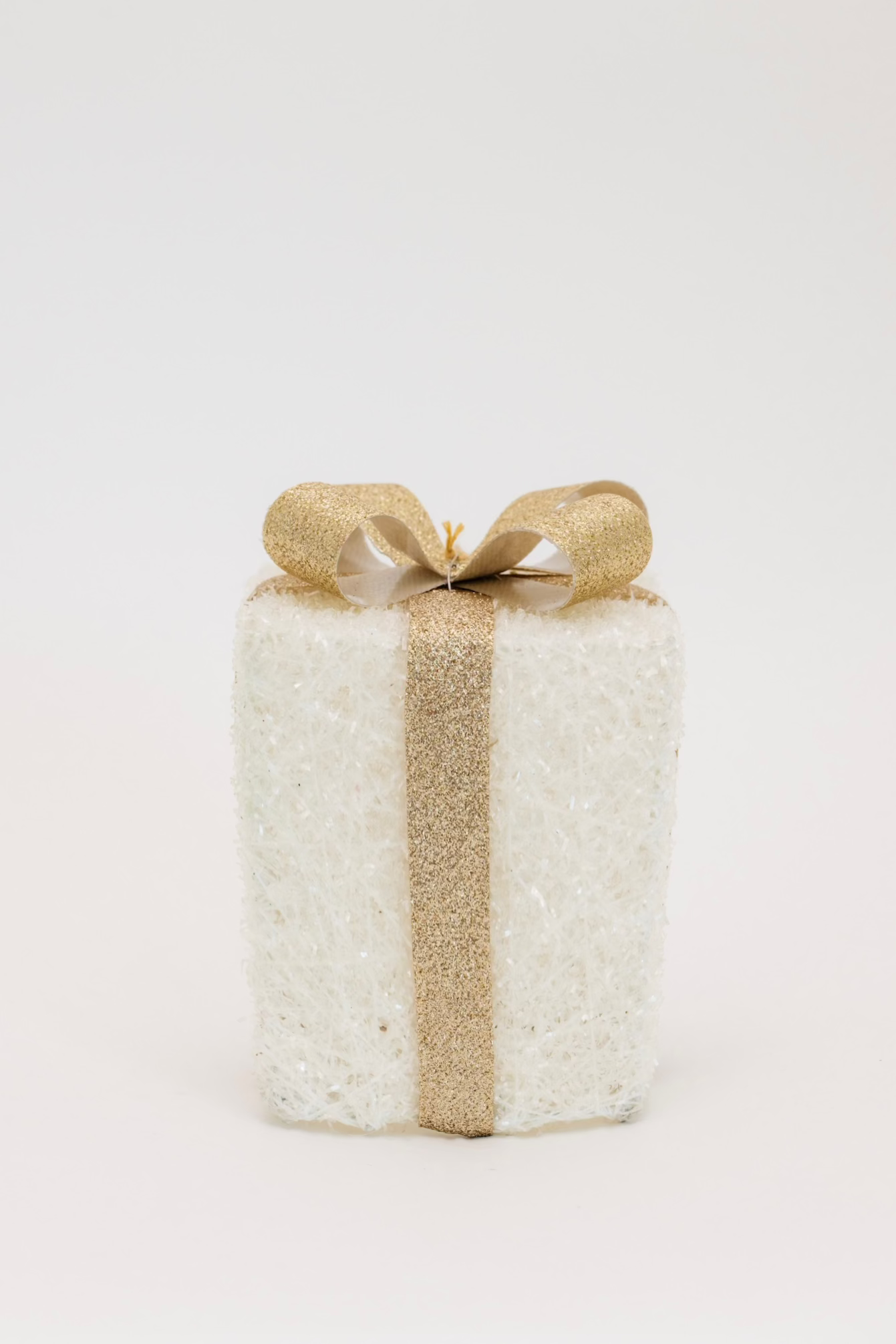 Wrapped Up Present Box - Gold