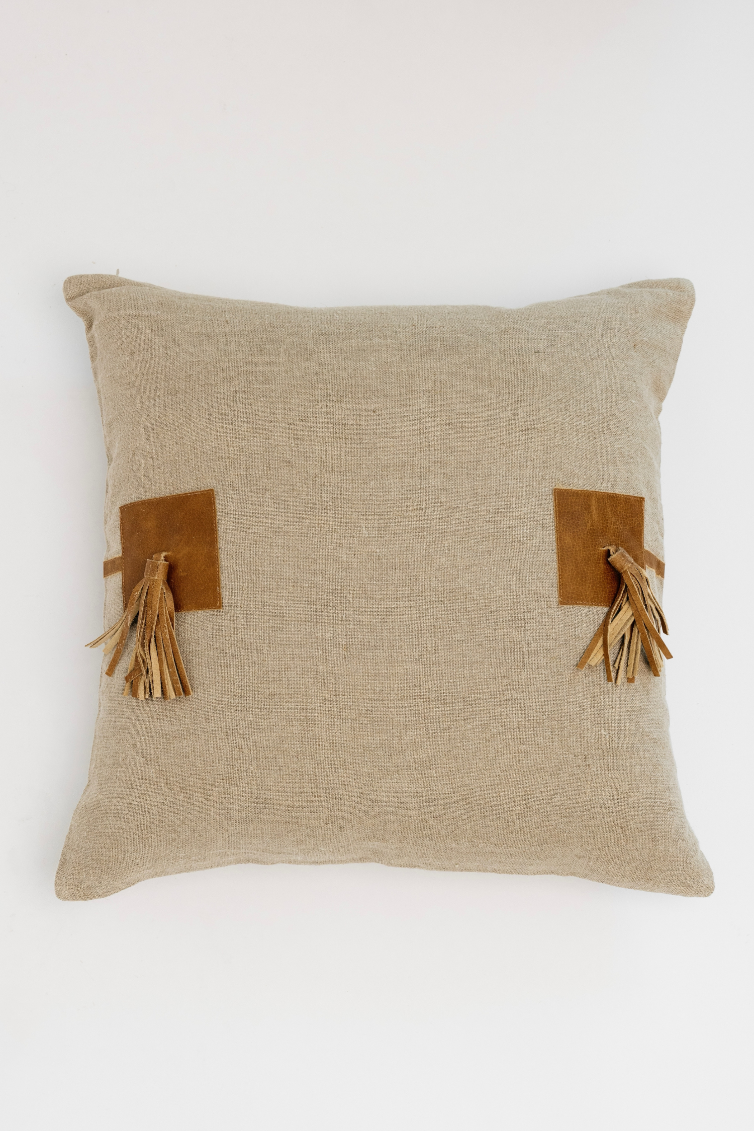 Clay Pillow w/ Tassles - Set of 2