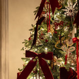 Teardrop Ornament - Dark Red - 2 Sizes