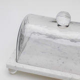 Rayne Marble + Glass Cake Dome