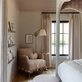 Elle Ruffle Slipcover Armchair