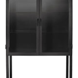 Chauncey Wide Curio Bar Cabinet