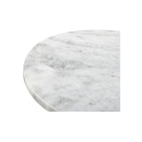 Evelyn Accent Table - Ashen Gray Matrix Marble