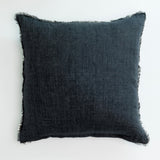 Fabiana Linen Pillow - Ink - 24"x24"